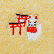 画像をギャラリービューアに読み込む, 今治産タオルハンカチ 鳥居と狐