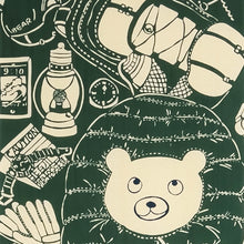 画像をギャラリービューアに読み込む, 手拭い - くま出没 -