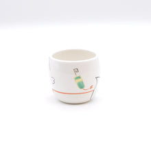 画像をギャラリービューアに読み込む, 胴〆湯呑み - 白狐(鍵)