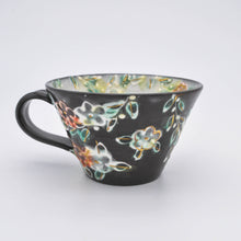 画像をギャラリービューアに読み込む, .マグカップ 黒 - (小鳥)