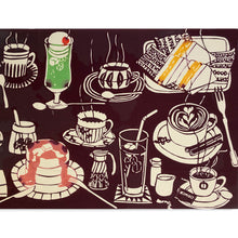 画像をギャラリービューアに読み込む, 手拭い - 喫茶店 -