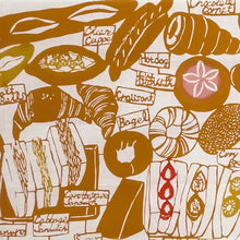 画像をギャラリービューアに読み込む, 手拭い - パン屋さん -