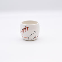 画像をギャラリービューアに読み込む, 胴〆湯呑み - 白狐(鍵)