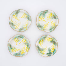 画像をギャラリービューアに読み込む, .花形小皿 -(ミモザ)