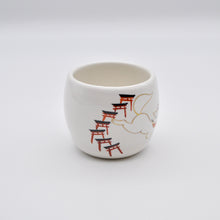 画像をギャラリービューアに読み込む, 胴〆湯呑み -鳥居