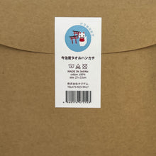 画像をギャラリービューアに読み込む, 今治産タオルハンカチ 鳥居と狐