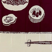 画像をギャラリービューアに読み込む, 手拭い - 漬物皿図 -