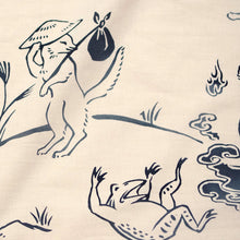 画像をギャラリービューアに読み込む, 手拭い - 狐戯画 -