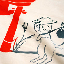 画像をギャラリービューアに読み込む, 手拭い - 狐戯画 -