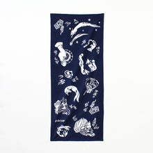 画像をギャラリービューアに読み込む, 手拭い - 妖怪づくし -