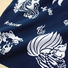 画像をギャラリービューアに読み込む, 手拭い - 妖怪づくし -