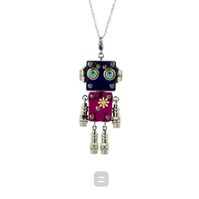 画像をギャラリービューアに読み込む, Robot charm No.5【TEFTART】
