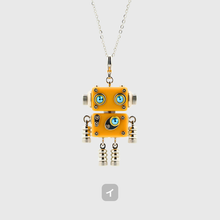 画像をギャラリービューアに読み込む, mini Robot charm No.11【TEFTART 】

