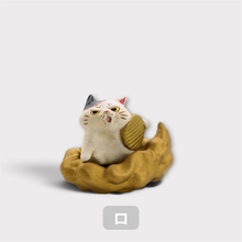 画像をギャラリービューアに読み込む, 爆速　金運招き猫（三毛猫）
