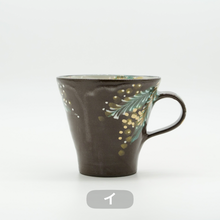 画像をギャラリービューアに読み込む, マグカップ - ミモザ - 黒
