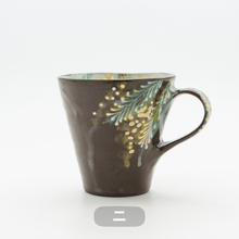 画像をギャラリービューアに読み込む, マグカップ - ミモザ - 黒
