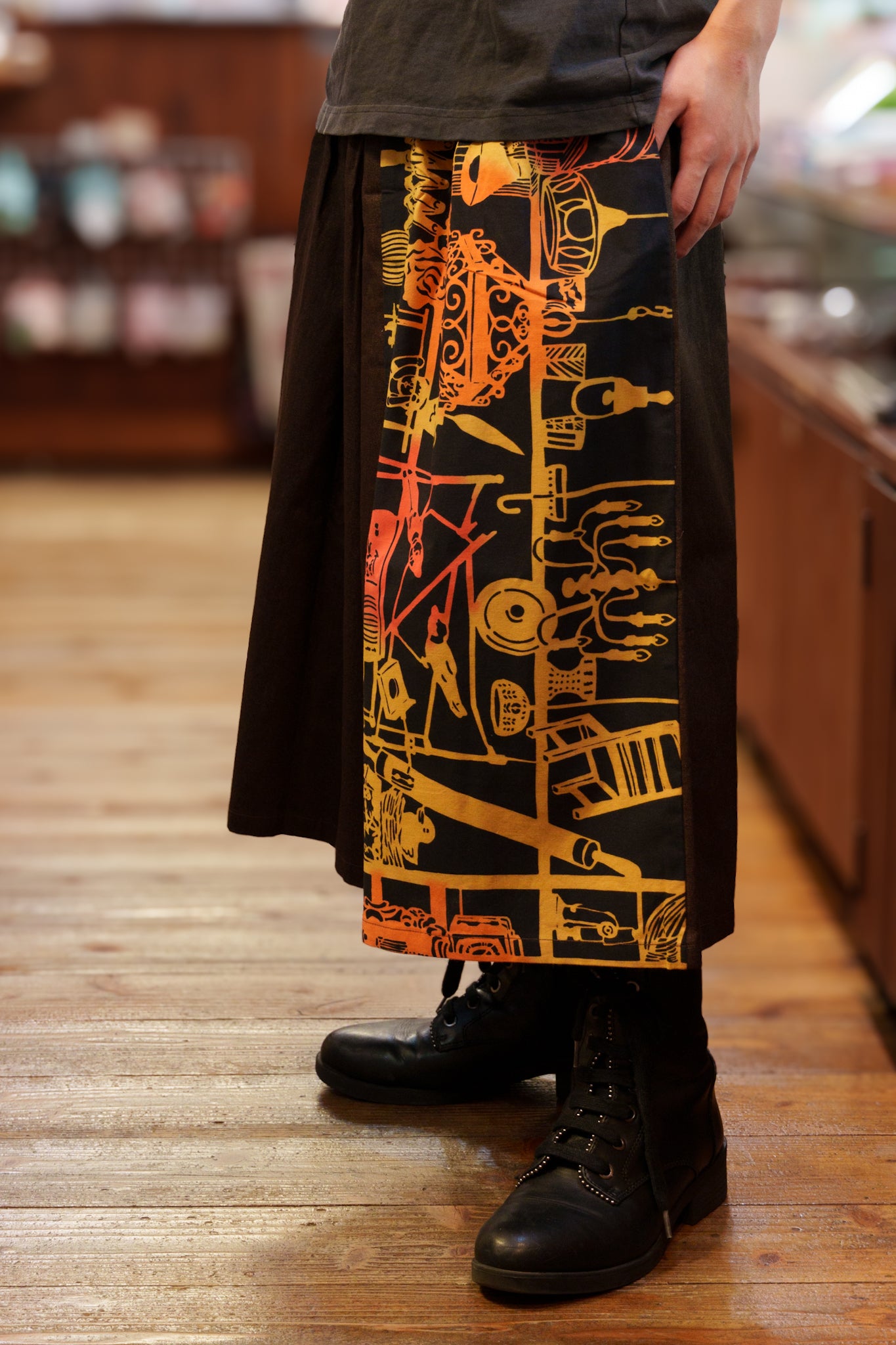 ガウチョパンツ - 骨董屋・黄金色 - size S – GALLERY KACCO