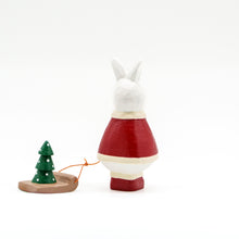 画像をギャラリービューアに読み込む, クリスマスウサギサンタ – ツリー
