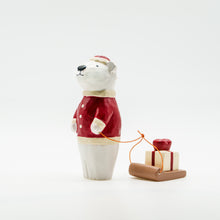 画像をギャラリービューアに読み込む, クリスマスシロクマサンタ –ハートプレゼント
