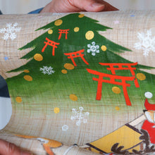 画像をギャラリービューアに読み込む, タペストリー　狐のクリスマス
