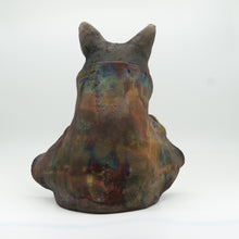 画像をギャラリービューアに読み込む, 黒陶虹彩着物狐 開運祈願
