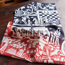 画像をギャラリービューアに読み込む, 手拭い - 「メリーゴーランド」 -
