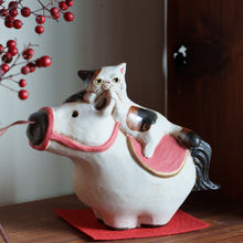 画像をギャラリービューアに読み込む, 干支　午と猫
