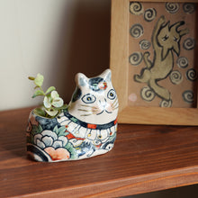 画像をギャラリービューアに読み込む, 花器 - ねこ-
