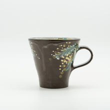 画像をギャラリービューアに読み込む, マグカップ - ミモザ - 黒
