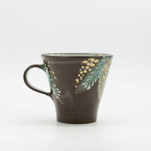 画像をギャラリービューアに読み込む, マグカップ - ミモザ - 黒
