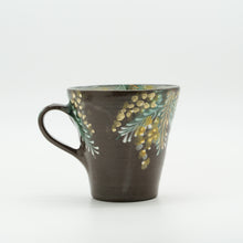 画像をギャラリービューアに読み込む, マグカップ - ミモザ - 黒
