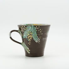 画像をギャラリービューアに読み込む, マグカップ - ミモザ - 黒
