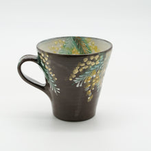 画像をギャラリービューアに読み込む, マグカップ - ミモザ - 黒
