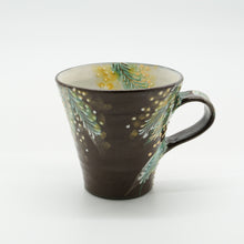 画像をギャラリービューアに読み込む, マグカップ - ミモザ - 黒
