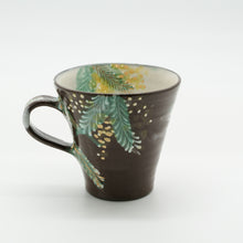 画像をギャラリービューアに読み込む, マグカップ - ミモザ - 黒
