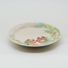 画像をギャラリービューアに読み込む, 花咲くワンコの小皿 -
