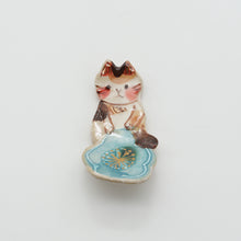 画像をギャラリービューアに読み込む, 箸置き - 桜にゃんこ -
