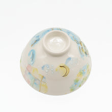 画像をギャラリービューアに読み込む, ウサギとフクロウのほっこり茶わん
