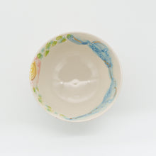 画像をギャラリービューアに読み込む, ウサギとフクロウのほっこり茶わん
