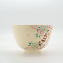画像をギャラリービューアに読み込む, 抹茶椀　きつねと桜
