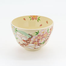 画像をギャラリービューアに読み込む, 抹茶椀　きつねと桜
