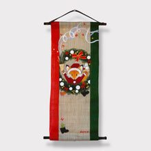 画像をギャラリービューアに読み込む, タペストリー　狐のクリスマス
