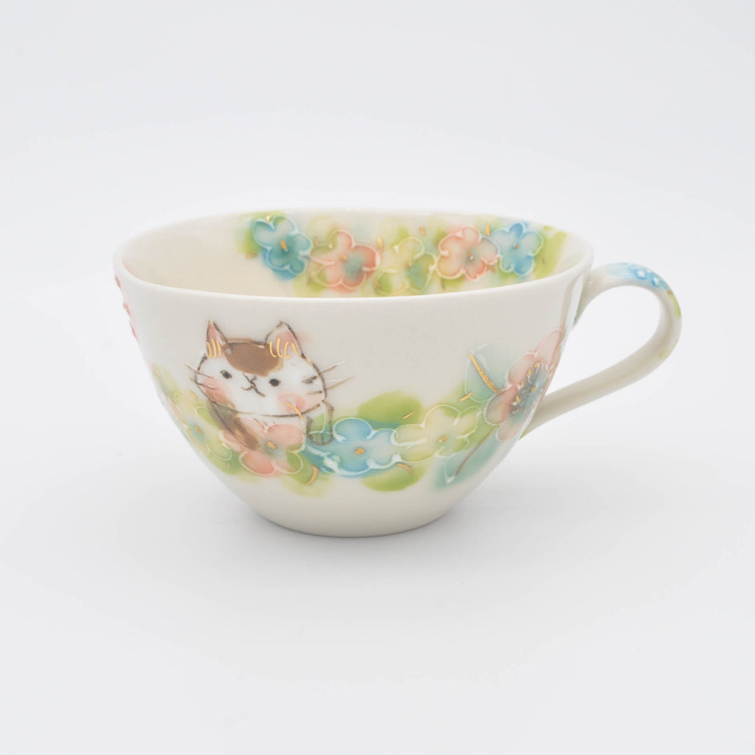 .スープカップ - （ネコちゃんとウサギさん）