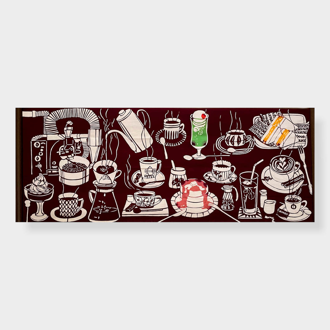 手拭い - 喫茶店 -